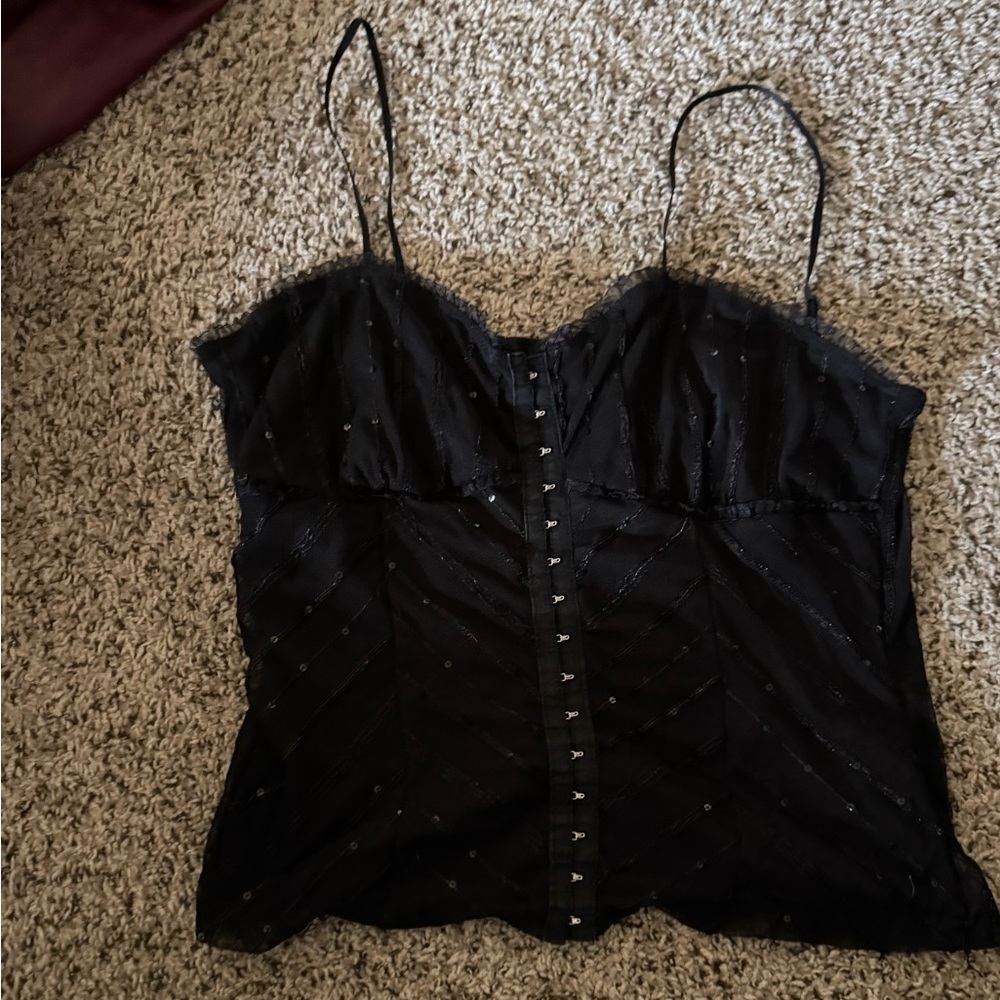 Studio 1940 Y2K Corset Style Tank Top